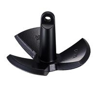 VEVOR Ancla de Río 13,6 kg Ancla de Barco de Hierro Fundido Revestida de Vinilo con Grillete Ancla de Seta de Grado Marino para Botes de hasta 30 pies para Muelles de Ríos y Lagos con Fondo de Lodo