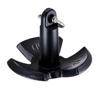 VEVOR Ancla de Río para Barco 5,4 kg Hierro Fundido Macizo con Grillete, Negro