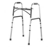 VEVOR Andador Plegable Capacidad de Carga 158 kg Andador de Ayuda para Movilidad de Aluminio Altura Ajustable de 8 Niveles 820-1000 mm Manijas Duraderas para Personas Mayores, Discapacitadas