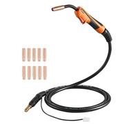 VEVOR Antorcha MIG 100A con Cable 3 m, Pistola de Soldadura Compatible con Lincoln Magnum 100L K530-5, Lincoln SP, MIG Pak, Pro, Weld Pak, Power con Puntas 0,8-0,9 mm para Taller Automotriz Reparación