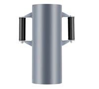 VEVOR Apisonador Manual para Postes de Cercas Resistente de Metal con Asas para Canal en U y Cercas de Madera, Compatible con Postes en T de hasta 15,5 cm de Diámetro Interior para Granjas, Jardines