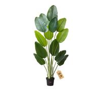VEVOR Árbol Artificial de Ave Paraíso con Maceta a Interior 600 x 400 x 1900 mm