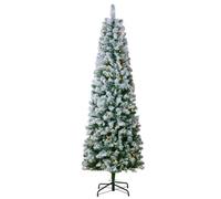 VEVOR Árbol de Navidad Artificial 1,98 m con 250 Luces LED Blancos y 814 Puntas