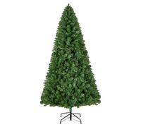 VEVOR Árbol de Navidad Artificial, Decoración de Interiores con 1250 Ramas de PVC Ignífugo y Base de Metal, Ideal para Salón, Dormitorio, Centro Comercial, Parque y Oficina, Verde, 1140 x 1800 mm
