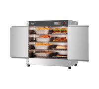 VEVOR Armario Calentador de Alimentos 4 Niveles con Bandeja para Agua 850 W