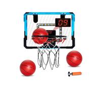 VEVOR Aro de Baloncesto para Niños con Marcador Electrónico, Aro de Baloncesto para Colocar sobre la Puerta con Funciones de Puntuación y Acompañamiento Musical, Luz LED para Niños Mayores de 3 Años