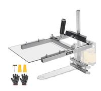 VEVOR Aserradero de Motosierra Móvil, Aserradero para Vigas de Tablones de 41-51 cm, Guía de Corte Transversal de Madera con Protector, Grosor de Corte 0,508 a 29,99 cm, 405 x 315 x 467 mm, Plata