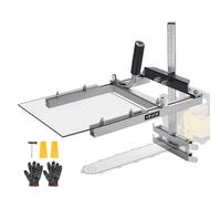 VEVOR Aserradero de Motosierra Móvil, Aserradero para Vigas de Tablones de 41-51 cm, Guía de Corte Transversal de Madera con Protector, Grosor de Corte 0,508 a 29,99 cm, 405 x 315 x 467 mm, Plata