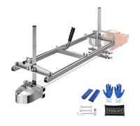 VEVOR Aserradero Móvil Gruminette 355-914 mm Aserradero Portátil de Cadena con Barra Guía de Acero Galvanizado y Espesor de Corte 5,08-300 mm Astilladora de Madera para Constructores Carpintería