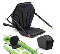 VEVOR Asiento Acolchado para Kayaks 1 Pieza, Asiento de Canoa con Respaldo Grosor de 31 mm, Cojín de Kayak con Bolsa de Almacenamiento y Correas Ajustables para Bote de Pesca, Tabla de Paddle