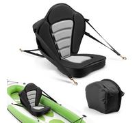 VEVOR Asiento Acolchado para Kayaks 1 Pieza, Asiento de Canoa con Respaldo Grosor de 65 mm, Cojín de Kayak con Bolsa de Almacenamiento y Correas Ajustables para Bote de Pesca, Tabla de Paddle
