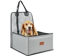 VEVOR Asiento de Coche para Perros Asiento Elevado para Mascotas 12 kg, Gris