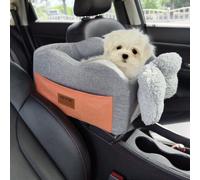 VEVOR Asiento de Coche para Perros Asiento Elevado para Mascotas 3,6 kg, Gris Oscuro