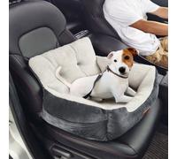 VEVOR Asiento de Coche para Perros Asiento Elevado para Mascotas 9kg Gris Oscuro