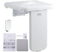 VEVOR Asiento de Ducha Plegable de ABS, 398 x 388 x 455 mm, Banco de Ducha Plegable Montado en la Pared Capacidad de Carga de 200 kg, para Personas Mayores, Mujeres Embarazadas, Niños y Adultos