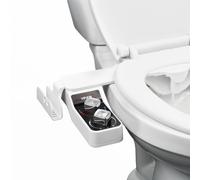 VEVOR Asiento de Inodoro Bidé con Boquillas Dobles y Presión de Agua Ajustable