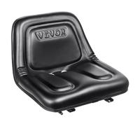 VEVOR Asiento Universal para Carretilla Elevadora Asiento de Tractor con Microinterruptor Orificios de Drenaje Ranura Extendida 160-340 mm Asiento Cómodo para Cargadora Excavadora Cortacésped