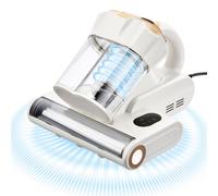 VEVOR Aspiradora de Colchones Potente Succión 18 kPa Filtro HEPA 550 W, Blanco