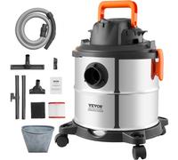 VEVOR Aspiradora de Taller para Seco y Húmedo 20 L 6 HP Pico 330 x 340 x 450 mm