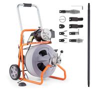 VEVOR Automático100FT 1/2IN 1800rpm Desbloqueador de Tuberías