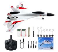 VEVOR Avión de Combate RC de Espuma EPP, Control Remoto de 2,4 GHz, Modo 3D/6G