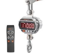 VEVOR - Balanza colgante industrial (5000 kg, escala de grúa digital, resistente con mando a distancia, carcasa de hierro fundido, aluminio, pantalla LED de alta precisión, para construcción, fábrica,