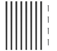 VEVOR Balaustres Metálicos para Escaleras de Aluminio 750 x 25 mm 51 Varillas