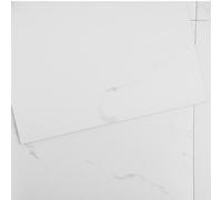 VEVOR Baldosas de Vinilo Autoadhesivas de 305 x 305 mm, 50 Baldosas de 1,5 mm de Grosor, Despegar y Pegar, Textura de Mármol Blanco, Suelos de Bricolaje para Cocina, Comedor, Dormitorios y Baños