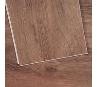 VEVOR Baldosas de Vinilo Entrelazadas 1220 X 185 mm, 10 Baldosas de 5,5 mm de Grosor Se Encajan, Pisos de Bricolaje de Veta de Madera de Color Marrón Profundo para Cocina, Comedor, Dormitorios y Baños