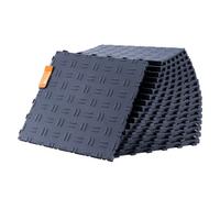 VEVOR Baldosas para Garaje Entrelazadas 50 Piezas Baldosas de PP para Suelo de Garaje 305 x 305 x 13,4 mm Textura Antideslizante de Doble Cara, para Garajes, Sótanos, Talleres de Reparación, Gris