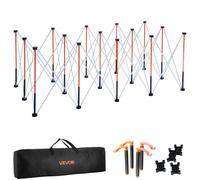 VEVOR Banco de Trabajo Plegable Portátil, Banco de Trabajo 2445 x 1255 x 865 mm con Bolsa de Almacenamiento (Tablero no Incluido), Capacidad de Peso de 2724 kg para Garaje, Taller y Exterior