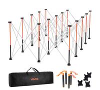 VEVOR Banco de Trabajo Plegable Portátil, Banco de Trabajo 2455 x 1260 x 733 mm con Bolsa de Almacenamiento (Tablero no Incluido), Capacidad de Peso de 2724 kg para Garaje, Taller y Exterior