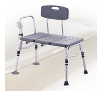 VEVOR Banco de transferencia para bañera, asientos de ducha ajustables para adultos, banco de ducha ligero para personas mayores y discapacitadas, asientos de baño antideslizantes con reposabrazos y r