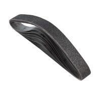 VEVOR Bandas de Lijado de 1066 mm, 6 uds Cada Una con Granos Surtidos de 36, 40, 60, 80, 100 y 120, Carburo de Silicio, para Afilar Cuchillos, Materiales Compuestos y Acabado de Plásticos, Negro