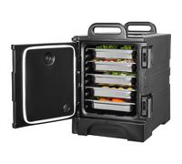 VEVOR Caja Térmica para Alimentos con Aislamiento de 75 L para Catering, con Hebillas Dobles, Calentador de Alimentos de Carga Frontal con Asas, para Restaurantes y Cantinas, 650 x 450 x 690 mm