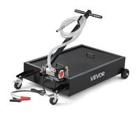 VEVOR Bandeja de Drenaje de Aceite de Perfil Bajo, Capacidad 56,8 L, con Ruedas, Bomba Eléctrica y Manguera 2,2 m, a Prueba de Fugas y Resistente a la Corrosión, para Automóviles, SUV, Camiones