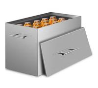 VEVOR Baño María para enlatar latas de 14,19 L, envasadora de agua hirviendo con 2 estantes para conservas, acero inoxidable 304 de grado alimenticio, fondo plano cepillado, 15 tarros de 0,95 L