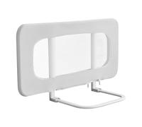 VEVOR Barandilla de Cama Infantil, con Tubo de Hierro Reforzado y Tela Oxford, Altura Ajustable de 45 a 67 cm para Colchones 5 a 30 cm de Grosor, Base en Forma de U, 800 x 670 mm, Gris, 1 ud