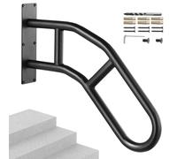 VEVOR Barandilla de Escalera de Seguridad Montaje en Pared Exterior 813mm Negro
