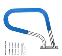 VEVOR Barandilla para Piscina 76,2 x 55,8 cm Pasamanos de Piscina Acero Inoxidable Agarradera Exterior Piscina Carga 113 kg Barandilla de Seguridad de Piscina con Cubierta de Nailon Tornillos Broca M8