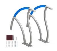 VEVOR Barandilla para Piscina 762x762 mm Pasamanos para Piscina de Acero Inoxidable con Placa Base 2 Piezas Barra de Seguridad Antioxidante para Piscinas, Interiores, Exteriores, Terrazas, Spas