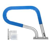 VEVOR Barandilla para Piscina 81,2 x 58,4 cm Pasamanos de Piscina Acero Inoxidable Agarradera Exterior Piscina Carga 113 kg Barandilla de Seguridad de Piscina con Cubierta de Nailon Tornillos Broca M8