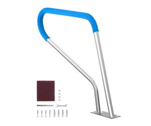 VEVOR Barandilla para Piscina 98,9 x 81,3 cm Pasamanos de Piscina Acero Inoxidable Agarradera Exterior Piscina Carga 113 kg Barandilla de Seguridad de Piscina con Cubierta de Nailon Tornillos Broca M8