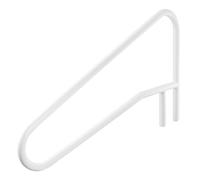 VEVOR Barandilla para Piscina, Carga de 100 kg, Acero Inoxidable, Soldadura sin Juntas, Montaje Empotrado o Sobre Base, para Piscinas, Parques Acuáticos y Spas, 1371 x 48 x 813 mm, Blanco Crema