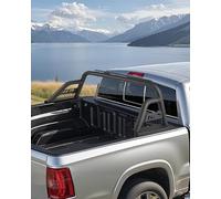 VEVOR Barra Antivuelco para Caja de Camioneta de Acero al Carbono Portaequipajes Universal Ajustable para Camionetas de Tamaño Completo con Soporte de Luz de Extensión, Portaequipajes No Incluido