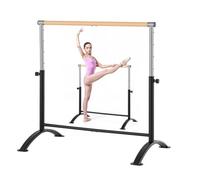 VEVOR Barra de Baile Independiente, 5 Niveles Ajustables de 715-1115 mm, Barra Elástica Acero al Carbono para Ballet, Entrenamiento de Equilibrio y Ejercicios de Relajación, 1190 x 695 x 1125 mm