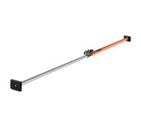 VEVOR Barra de Carga Extensible, con Trinquete Ajustable 1016-1854 mm, Estabilizador de Carga de Acero con Almohadillas Antideslizantes, para Camionetas, SUV, Minivans, Naranja, 1000 x 95 x 61 mm