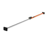 VEVOR Barra de Carga Extensible, con Trinquete Ajustable 1016-1854 mm, Estabilizador de Carga de Acero con Almohadillas Antideslizantes, para Camionetas, SUV, Minivans, Naranja, 1000 x 95 x 61 mm