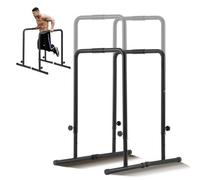 VEVOR Barra de Inmersión Carga de 200kg Barras Paralelas de Alta Resistencia Altura Ajustable 1022mm Estación de Inmersión con Tubo de Acero para Entrenamiento de Fuerza, Fitness, Culturismo, Gimnasio