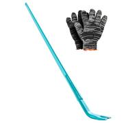 VEVOR Barra de Palanca de Acero al Carbono, Extractor de Palés de 140 cm, Capacidad de Carga de 900 kg, Herramienta de Desmontaje de Madera con Guantes para Desmontar Tablas de Extracción